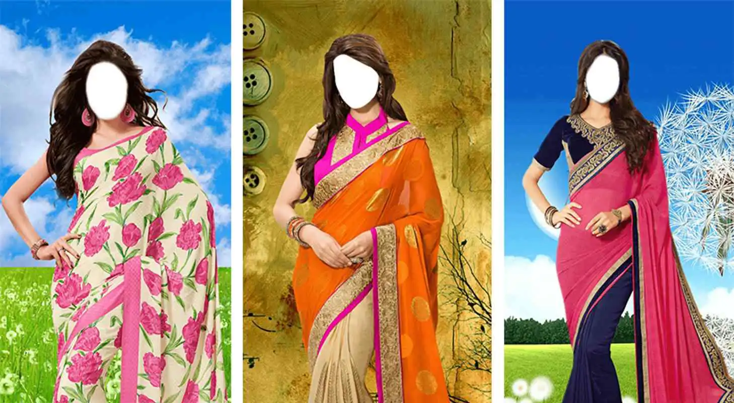 Play Woman Saree Photo Frames Editor|Saree Photo Suit